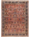 Adorn Hand Woven Rugs Serapi M0103 97 Rug Collection In Pink