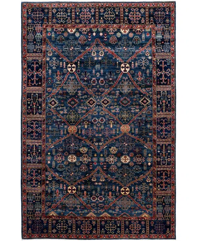 Adorn Hand Woven Rugs Serapi M1945 5'10''x8'11'' Area Rug In Blue