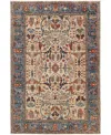 Adorn Hand Woven Rugs Serapi M1945 5'11''x8'9'' Area Rug In Light Gray
