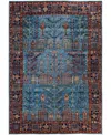 Adorn Hand Woven Rugs Serapi M1945 6'2''x8'9'' Area Rug In Light Blue
