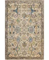 Adorn Hand Woven Rugs Serapi M1945 6'x8'11'' Area Rug In Light Gray