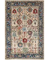 Adorn Hand Woven Rugs Serapi M1945 6'x9' Area Rug In Ivory
