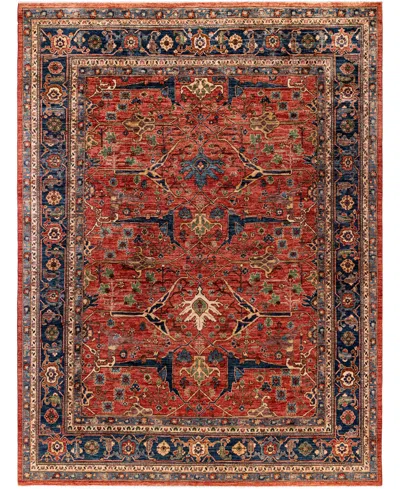 Adorn Hand Woven Rugs Serapi M1945 8'10''x11'8'' Area Rug In Red
