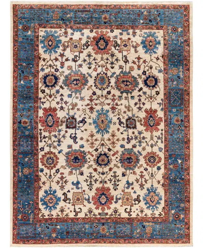 Adorn Hand Woven Rugs Serapi M1945 8'10''x12' Area Rug In Ivory