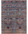 Adorn Hand Woven Rugs Serapi M1945 8'11''x11'10'' Area Rug In Light Blue