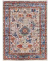 Adorn Hand Woven Rugs Serapi M1945 8'11''x11'11'' Area Rug In Light Gray