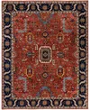 Adorn Hand Woven Rugs Serapi M1945 8'1''x10'1'' Area Rug In Red