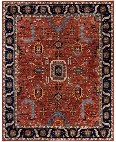 Adorn Hand Woven Rugs Serapi M1945 8'1''x10'1'' Area Rug In Red