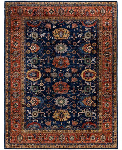 Adorn Hand Woven Rugs Serapi M1945 8'1''x10'4'' Area Rug In Blue