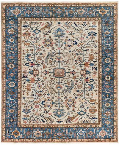Adorn Hand Woven Rugs Serapi M1945 8'1''x9'10'' Area Rug In Light Gray