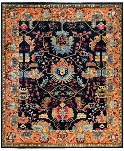 Adorn Hand Woven Rugs Serapi M1945 8'2''x9'10'' Area Rug In Blue