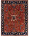 Adorn Hand Woven Rugs Serapi M1945 8'x10'3'' Area Rug In Red