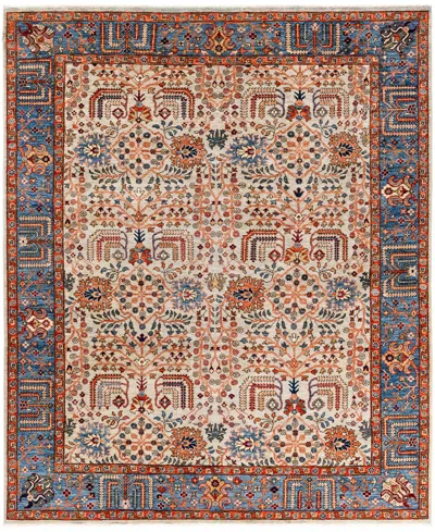 Adorn Hand Woven Rugs Serapi M1945 8'x9'8'' Area Rug In Ivory