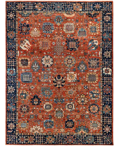 Adorn Hand Woven Rugs Serapi M1945 9'1''x11'11'' Area Rug In Red