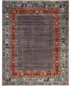 Adorn Hand Woven Rugs Serapi M1945 9'1''x11'8'' Area Rug In Light Blue