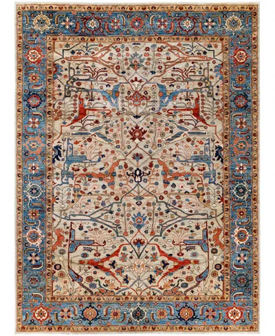 Adorn Hand Woven Rugs Serapi M1945 9'x11'10'' Area Rug In Ivory
