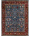 Adorn Hand Woven Rugs Serapi M1945 9'x11'11'' Area Rug In Light Blue