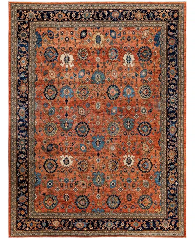 Adorn Hand Woven Rugs Serapi M1945 9'x11'11'' Area Rug In Orange
