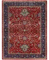 Adorn Hand Woven Rugs Serapi M1945 9'x11'8'' Area Rug In Red
