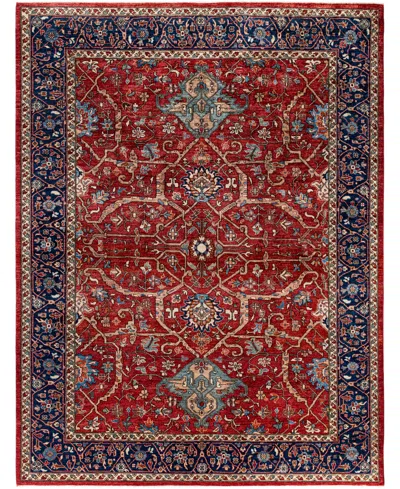 Adorn Hand Woven Rugs Serapi M1945 9'x11'8'' Area Rug In Red