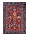 Adorn Hand Woven Rugs Serapi M1973 5'9" X 7'10" Area Rug In Orange