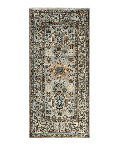 Adorn Hand Woven Rugs Serapi M1993 2'8"x5'10" Area Rug In Gray