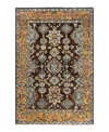 Adorn Hand Woven Rugs Serapi M1993 4'x5'11" Area Rug In Brown