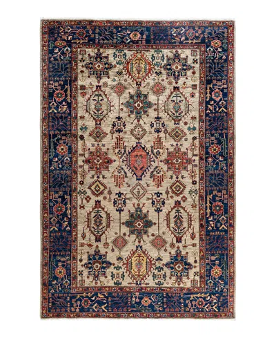 Adorn Hand Woven Rugs Serapi M1993 6'x9'2" Area Rug In Brown