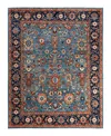 Adorn Hand Woven Rugs Serapi M1993 8'1"x10'1" Area Rug In Light Blue