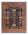 Adorn Hand Woven Rugs Serapi M1993 8'1"x9'9" Area Rug In Blue