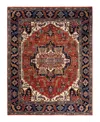 Adorn Hand Woven Rugs Serapi M1993 8'2"x10'4" Area Rug In Red