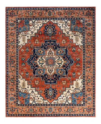 Adorn Hand Woven Rugs Serapi M1993 8'2"x9'11" Area Rug In Red