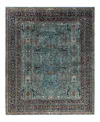 Adorn Hand Woven Rugs Serapi M1993 8'2"x9'3" Area Rug In Light Blue