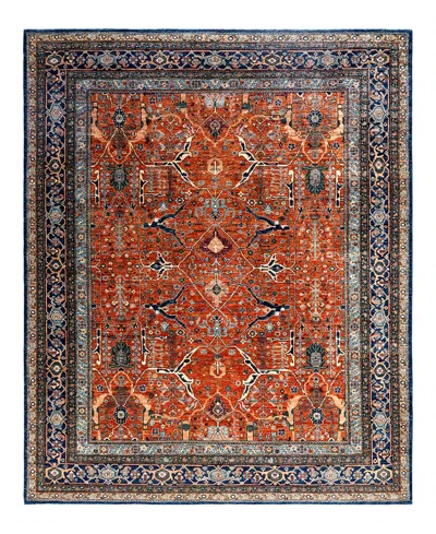 Adorn Hand Woven Rugs Serapi M1993 8'2"x9'6" Area Rug In Orange