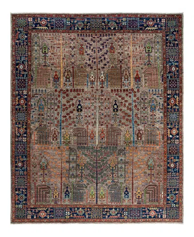 Adorn Hand Woven Rugs Serapi M1993 8'2"x9'9" Area Rug In Brown