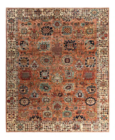 Adorn Hand Woven Rugs Serapi M1993 8'2"x9'9" Area Rug In Orange