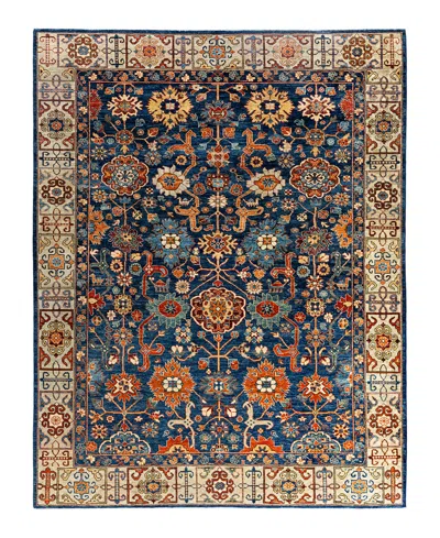 Adorn Hand Woven Rugs Serapi M1993 8'3"x10'6" Area Rug In Blue