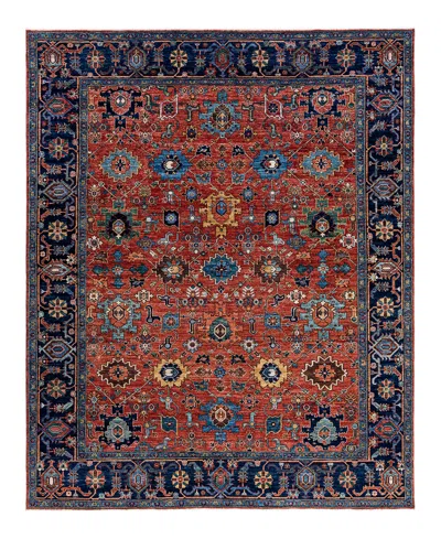 Adorn Hand Woven Rugs Serapi M1993 8'x9'10" Area Rug In Red