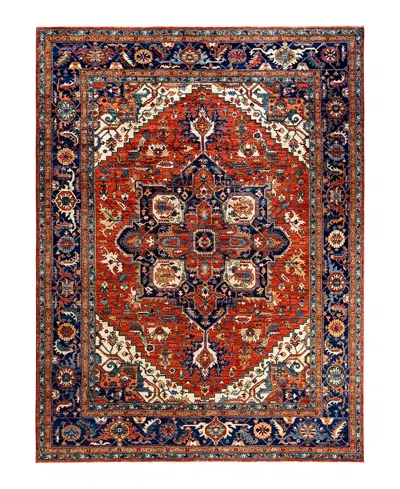 Adorn Hand Woven Rugs Serapi M1993 9'2"x11'10" Area Rug In Orange