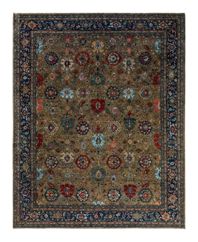 Adorn Hand Woven Rugs Serapi M1993 9'2"x11'6" Area Rug In Brown