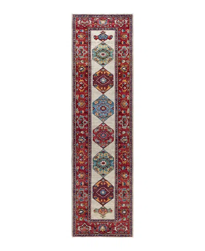 Adorn Hand Woven Rugs Serapi M1999 2'8"x9'9" Runner Area Rug In Beige