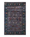 Adorn Hand Woven Rugs Serapi M1999 5'11"x9' Area Rug In Gray