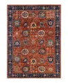 Adorn Hand Woven Rugs Serapi M1999 6'2"x8'8" Area Rug In Red