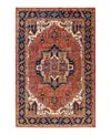 Adorn Hand Woven Rugs Serapi M1999 6'x9'5" Area Rug In Red