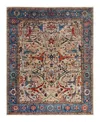 Adorn Hand Woven Rugs Serapi M1999 7'11"x10'1" Area Rug In Gray
