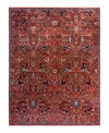Adorn Hand Woven Rugs Serapi M1999 8'11"x11'10" Area Rug In Red