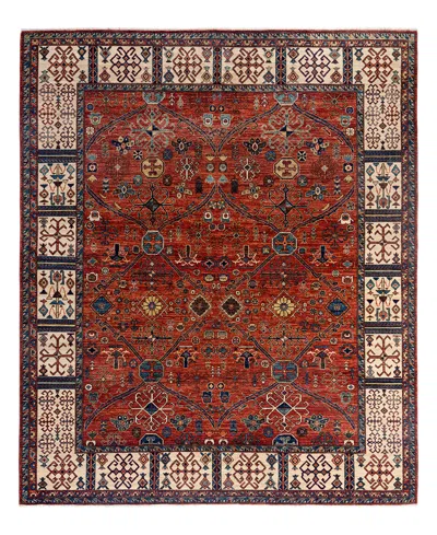 Adorn Hand Woven Rugs Serapi M1999 8'2"x10' Area Rug In Red