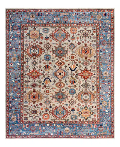 Adorn Hand Woven Rugs Serapi M1999 8'3"x10' Area Rug In Gray