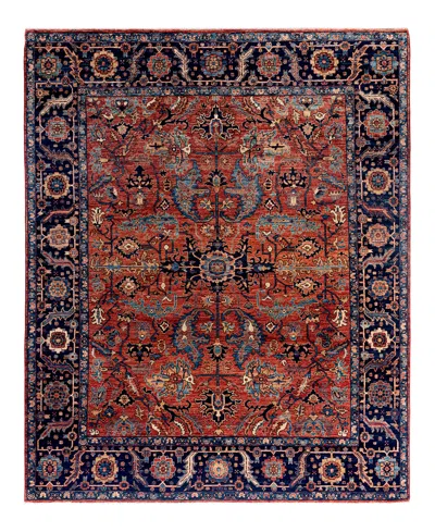 Adorn Hand Woven Rugs Serapi M1999 8'x10' Area Rug In Red