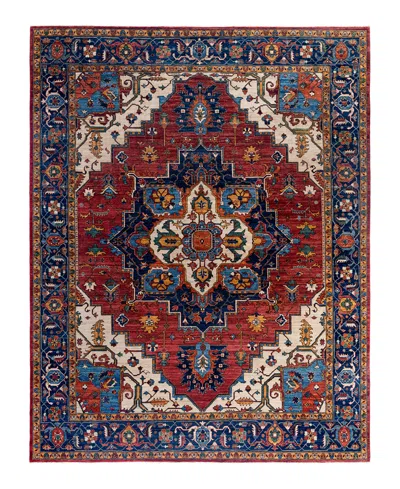 Adorn Hand Woven Rugs Serapi M1999 9'1"x11'8" Area Rug In Red